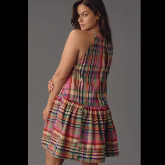 Brand New The Kyla Flounce Mini Dress by Pilcro - Picture 5 of 5